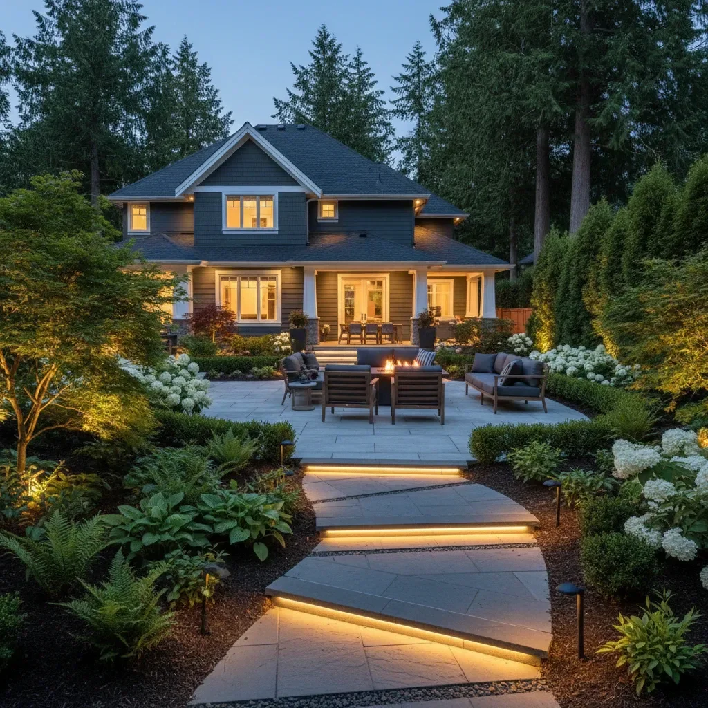 Garden Lighting Installation